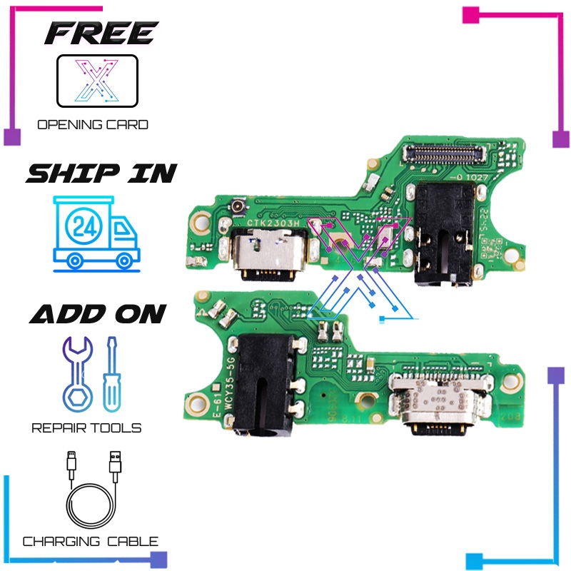 For VIVO Y35 2022 Charging Plug Board USB Board Charger Board ...