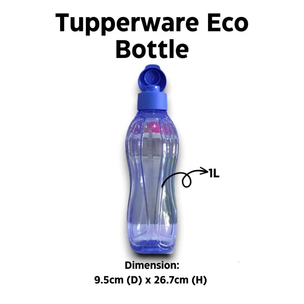 Tupperware Eco Bottle 1L (1 Pcs) Shopee Malaysia
