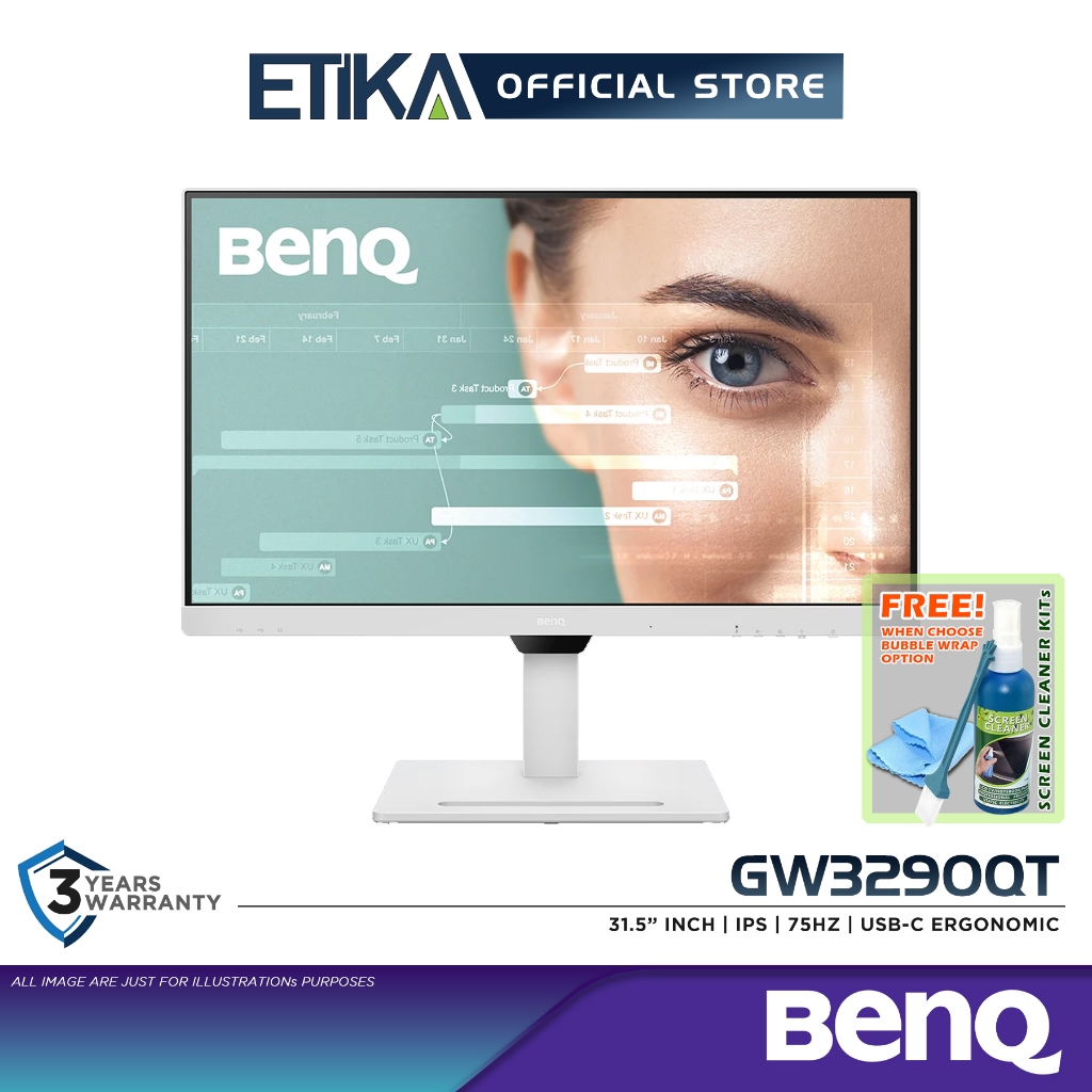 Benq Gw Qt K Qhd Ips Usb C Ergonomic Eye Care Monito