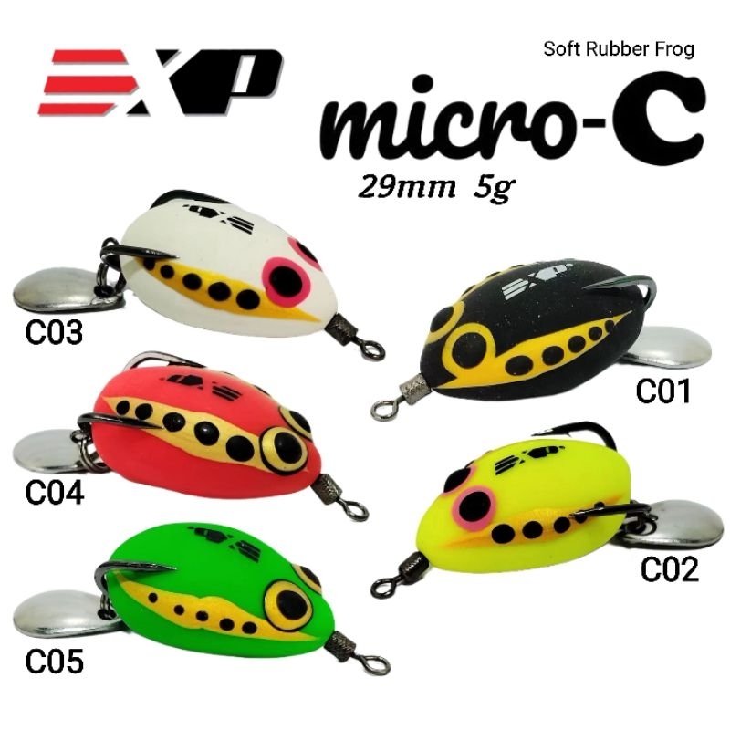 EXP MICRO-C SOFT RUBBER FROG 29MM/5G | Shopee Malaysia