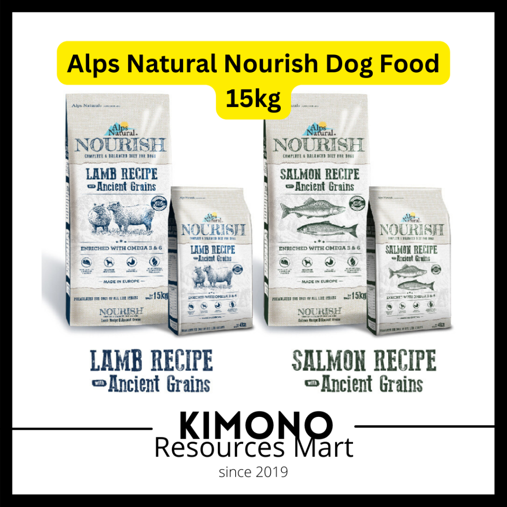 Alps Natural Nourish Lamb Salmon Dog Dry Food 15kg Shopee Malaysia