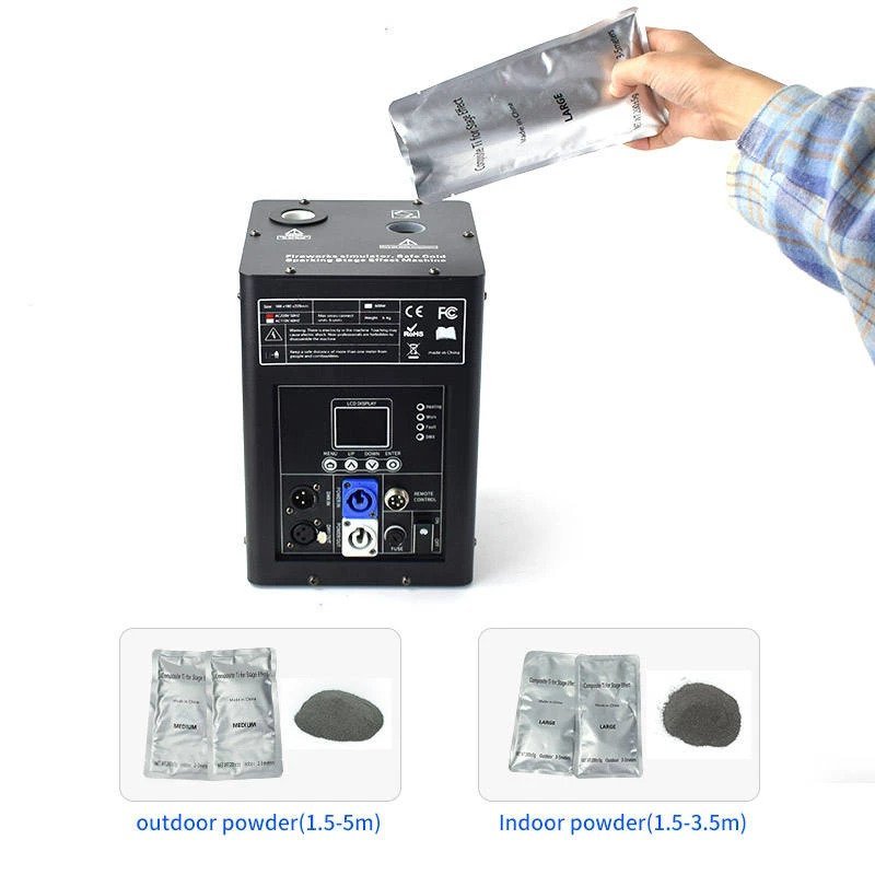 Stage Wedding 200g Composite Ti Stage Effect Sparkler Sparks Machine