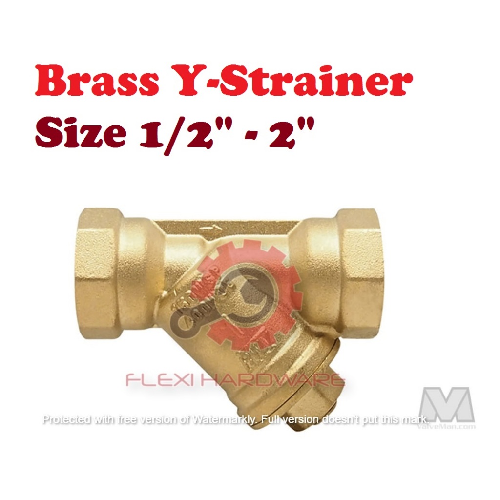 Brass Y-Strainer Size 1/2 - 2