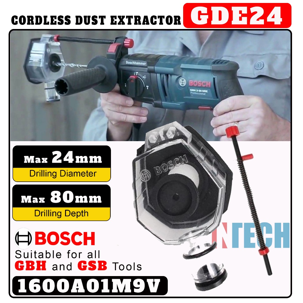 Core drill deals dust extractor