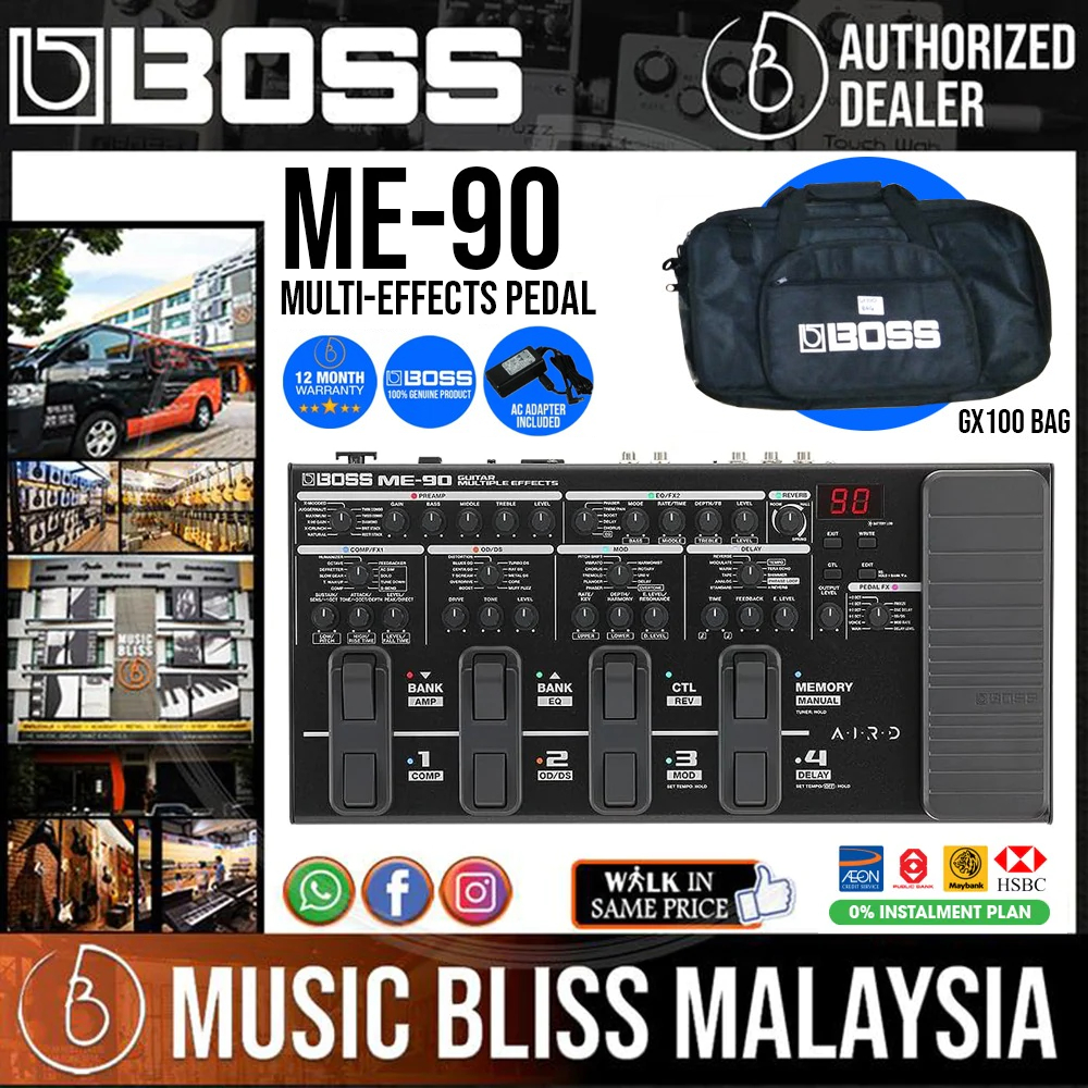 Boss ME-90 Guitar Multi-effects Pedal (ME90) | Shopee Malaysia