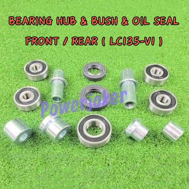 LC135 V1/LC 135 V1 Front Rear Bearing Hub Spocket Oil Seal Spoket Bush ...