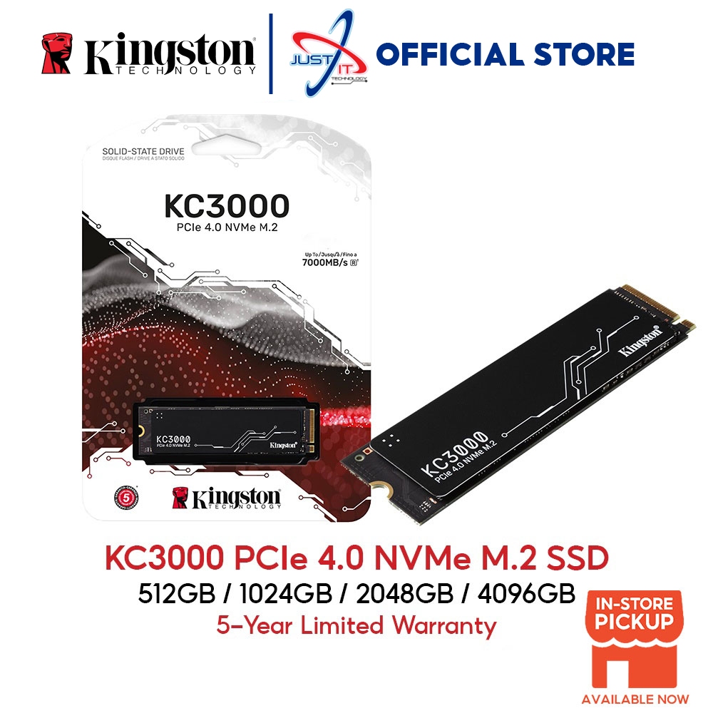 Kingston 2048GB M.2 PCIe 4.0 NVMe KC3000