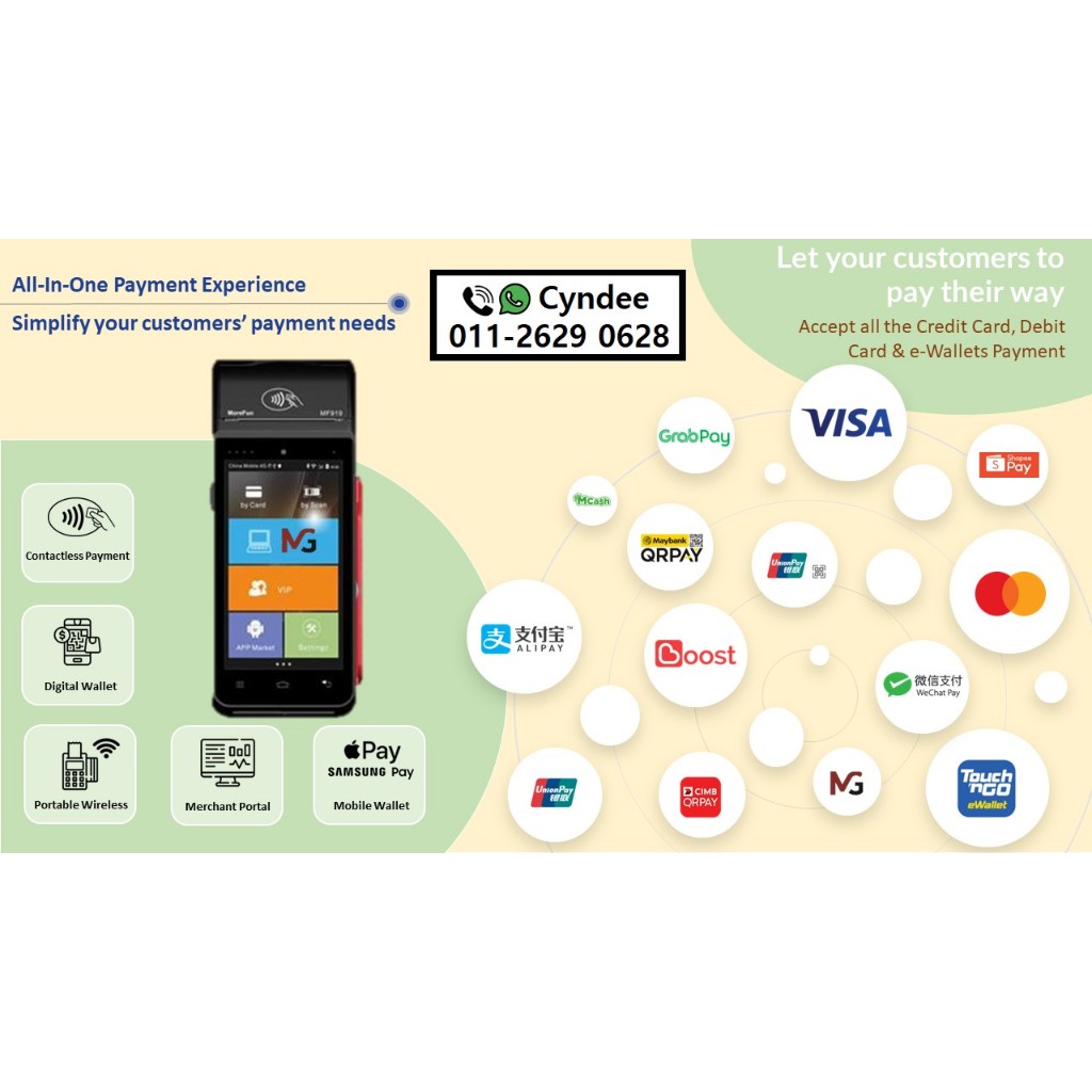 Visa/Mastercard & e-Wallets Payment Terminals - offer a more secure ...
