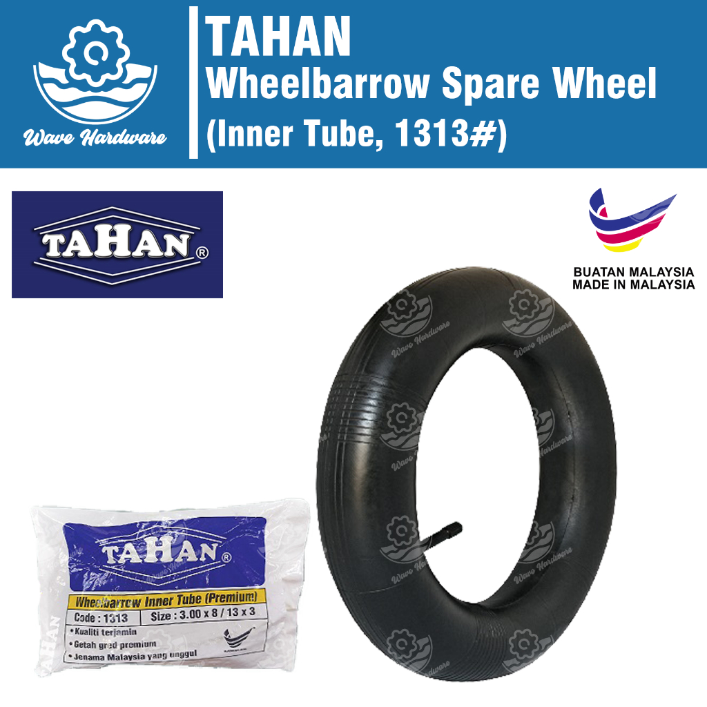 Relaxdays Wheelbarrow Tyre 4.00-8", Spare Wheel With Inner Tube