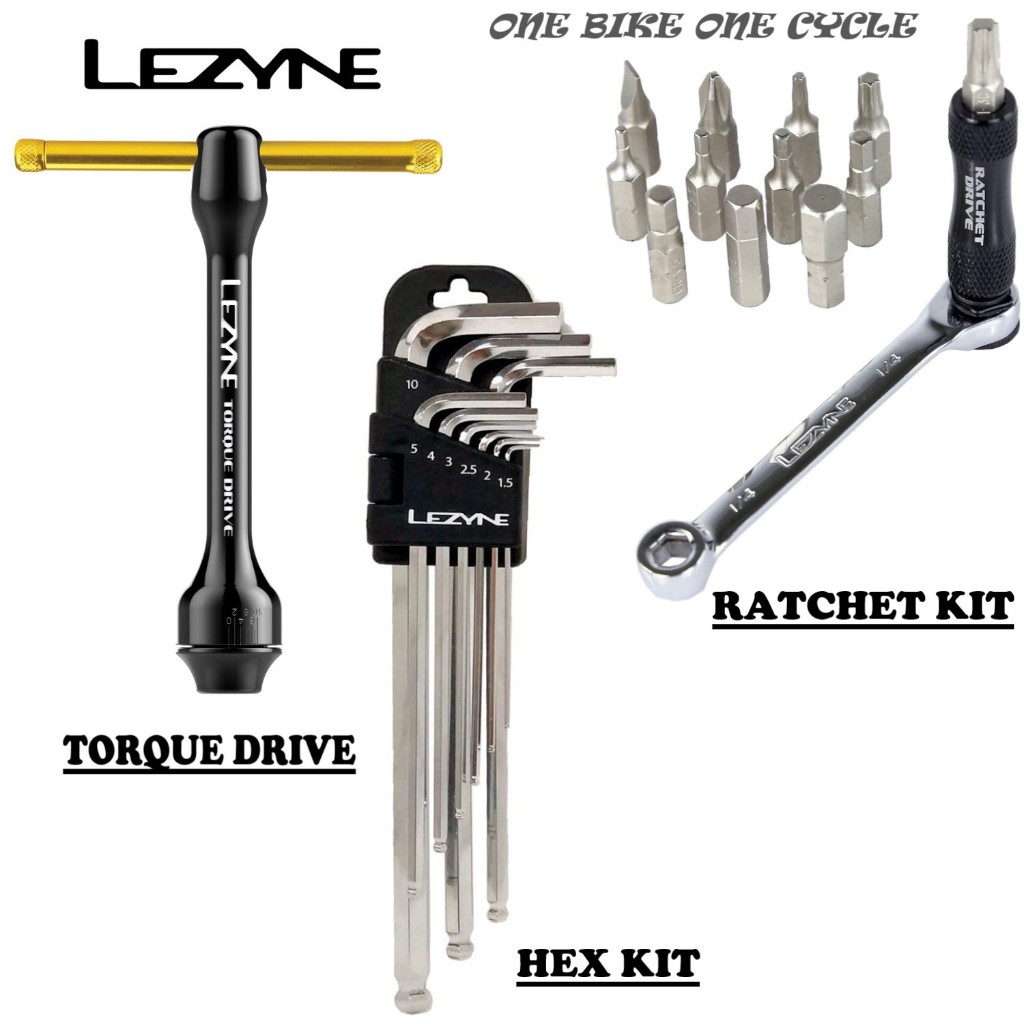 LEZYNE Torque Drive Bike Torque Wrench Multi Tools & Ratchet Drive Kit