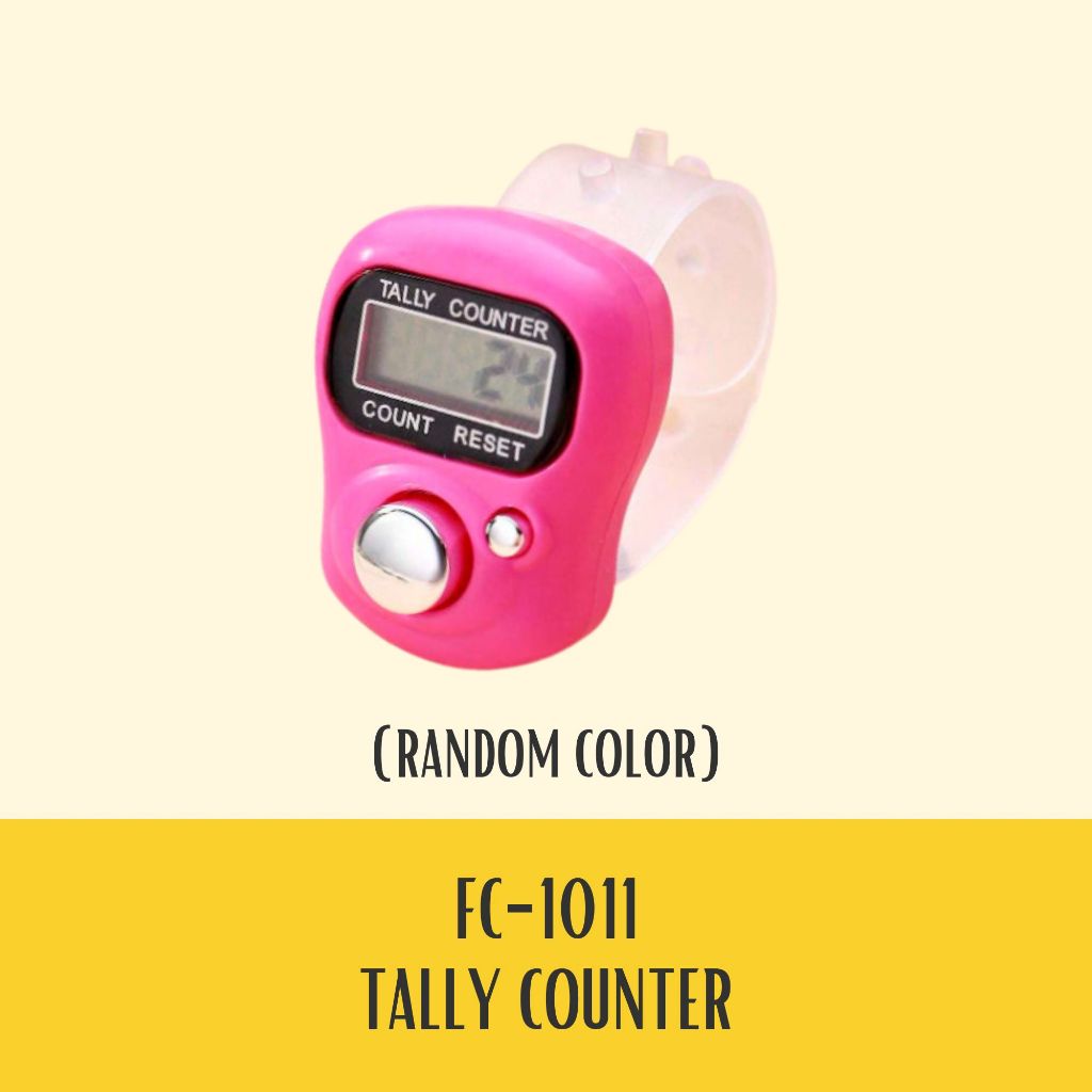 FC-1011 Tally Counter Finger Clicker Ring RANDOM COLOR Compact Small ...