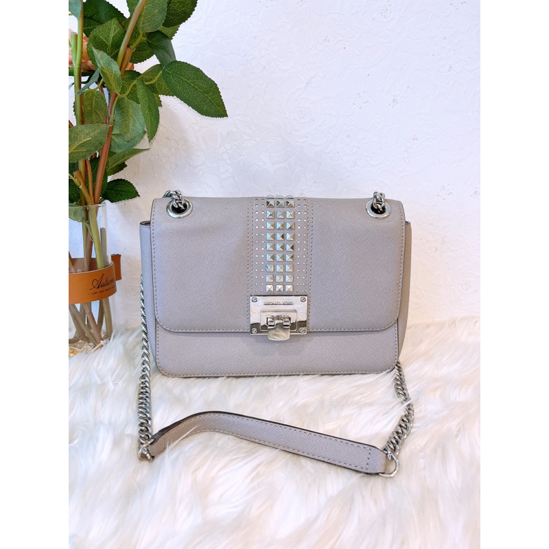 Michael Kors Women s TINA Medium Shoulder Flap Leather pre loved Shopee Malaysia