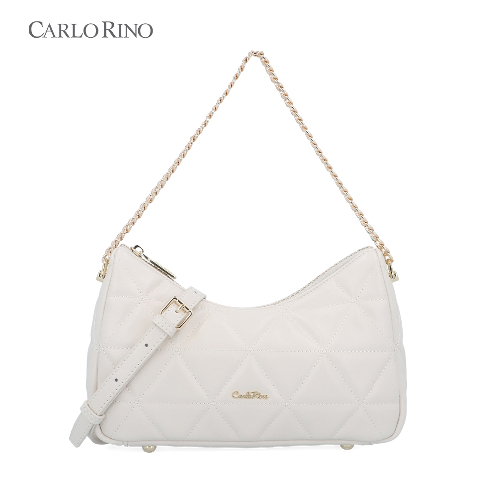 Carlo Rino Beige Cara Crossbody Bag Shopee Malaysia