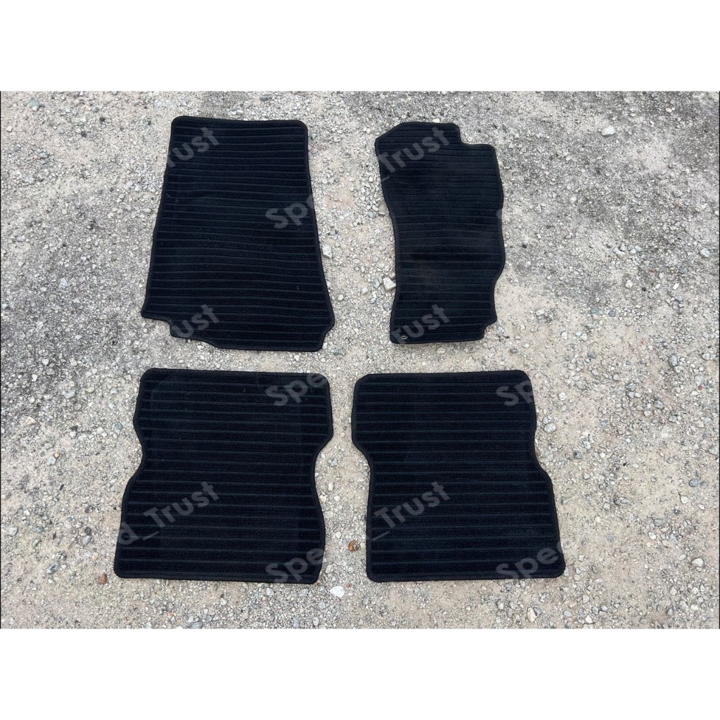 HQ-PARTS Black Nylon Carpet Floor Mats – 4-Piece Set For 2004-2012 Mazda RX8