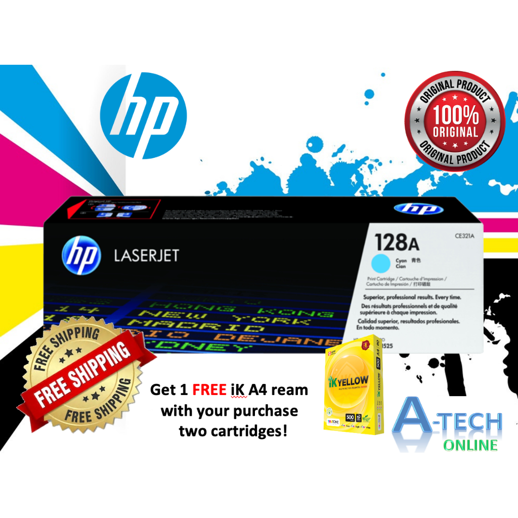 HP CE321A Original Colour Toner (Cyan) | Shopee Malaysia