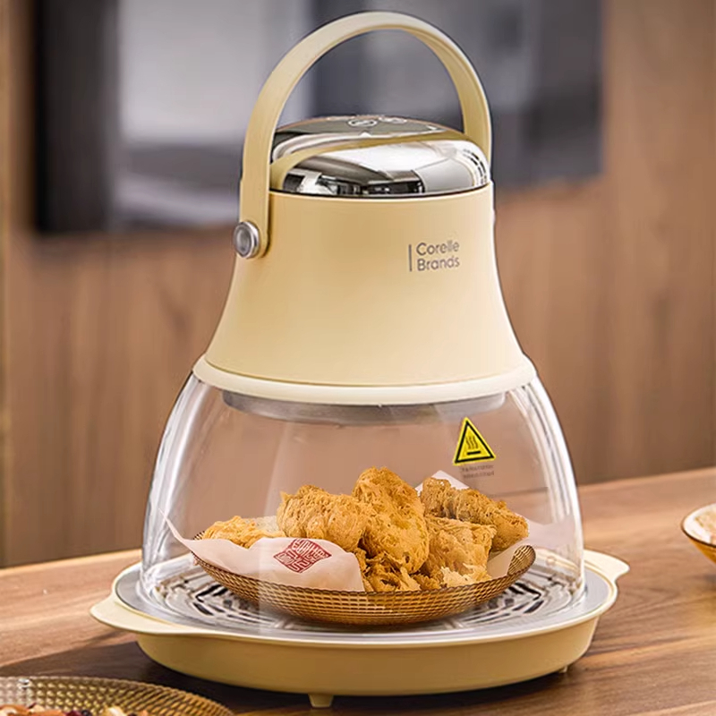 Panoramic air fryer visual glass household multifunctional 4L - Main Image