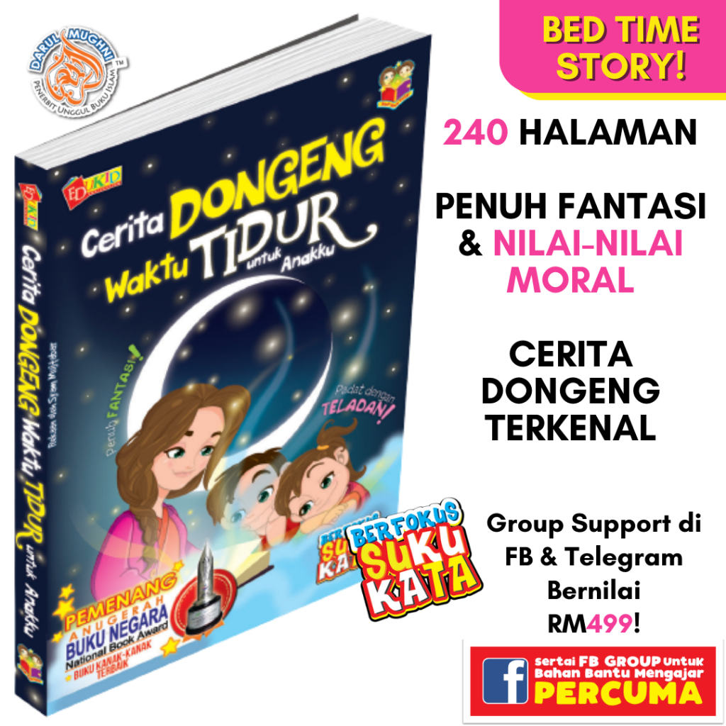 Buku Cerita Kanak Kanak - Cerita Dongeng Waktu Tidur Untuk Anakku- Book ...