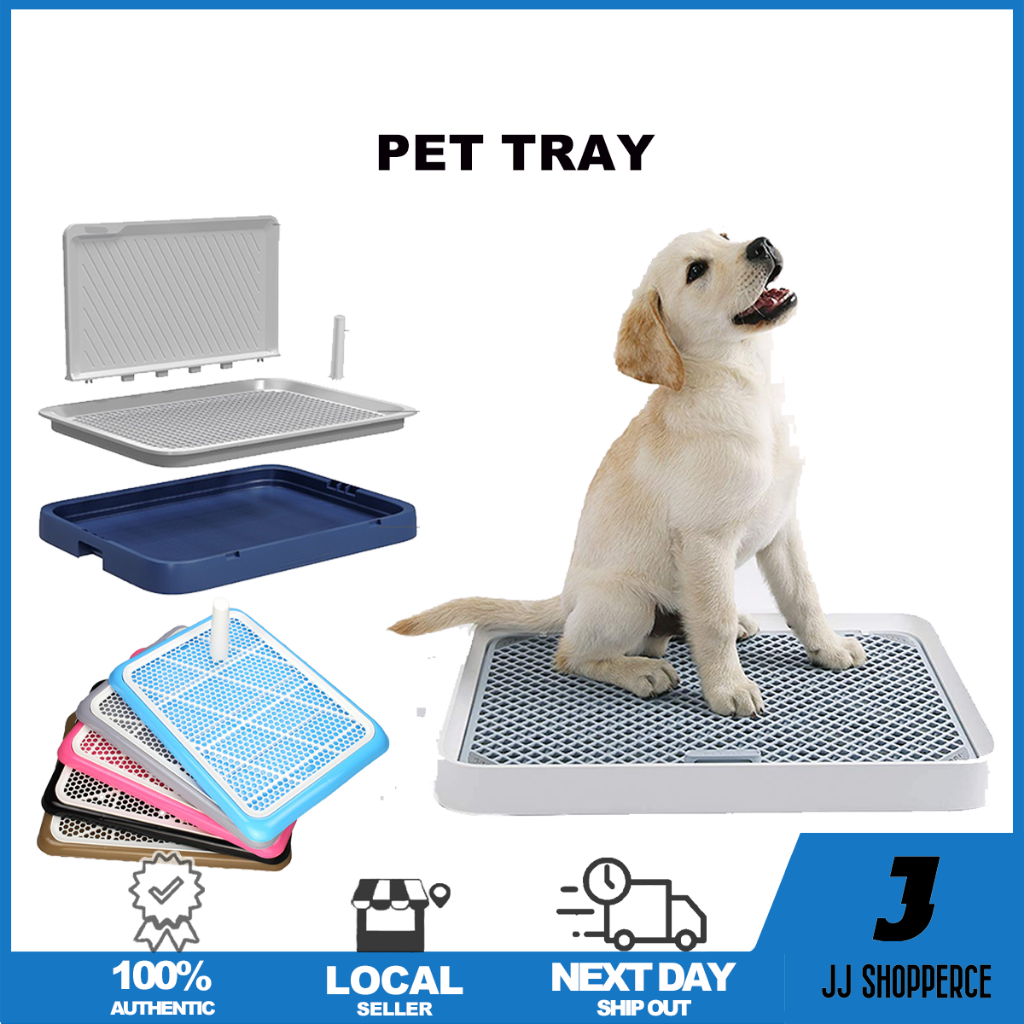 Pet pee outlet tray