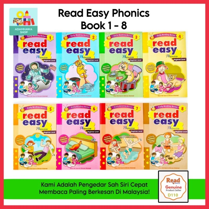 ADAMHAWA Read Easy Phonics Beginner Level | New Edition ADAMHAWA Read Easy Phonics Beginner Level | New Edition