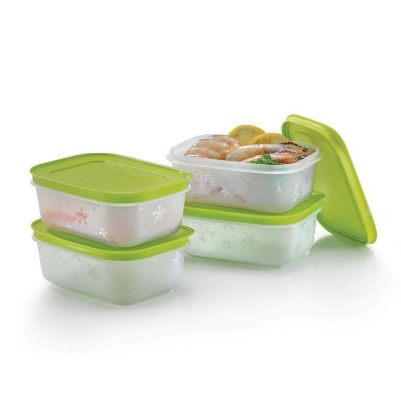 Tupperware Chill-Freez Small Low (4pcs) 450ml | Shopee Malaysia