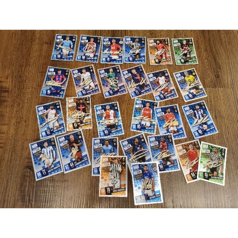Topps Match Attax UCL 2023/24 Man of the Match Signature Style Cards Shopee Malaysia