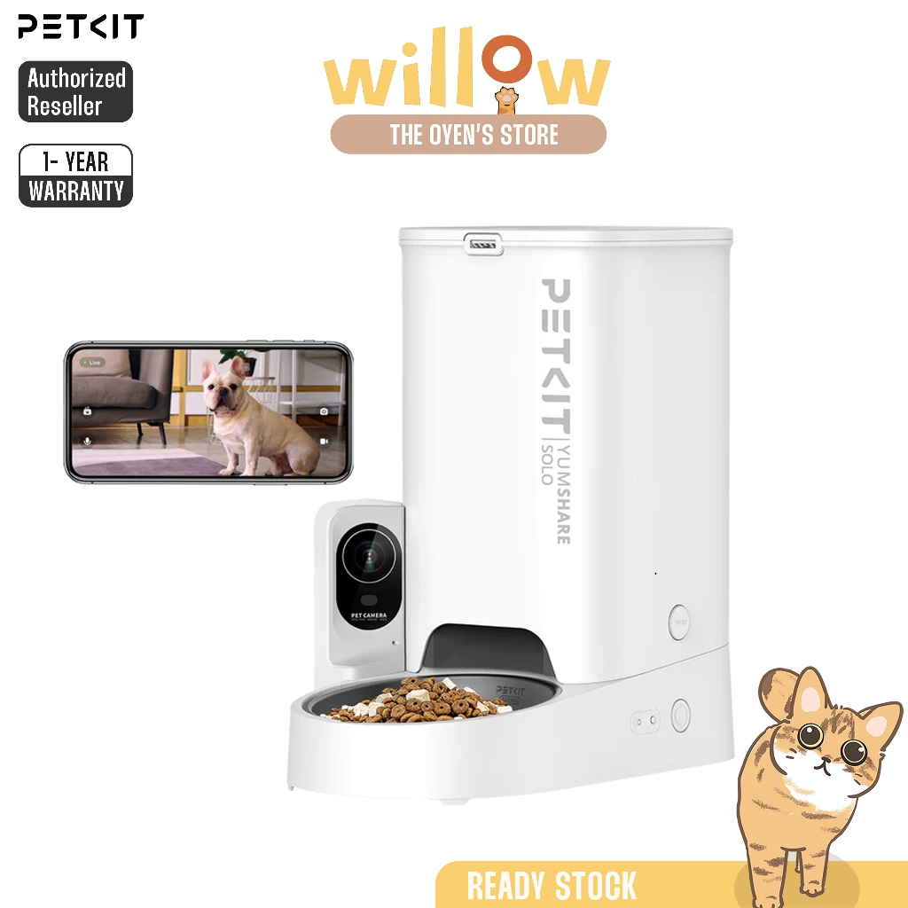 PETKIT] YumShare Solo with Camera Pet Smart Feeder for Cat and Dog