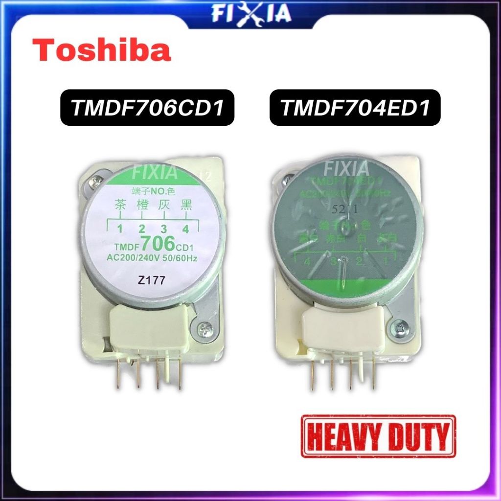Heavy Duty Toshiba TMDF706CD1 TMDF704ED1 Refrigerator Fridge Defrost ...