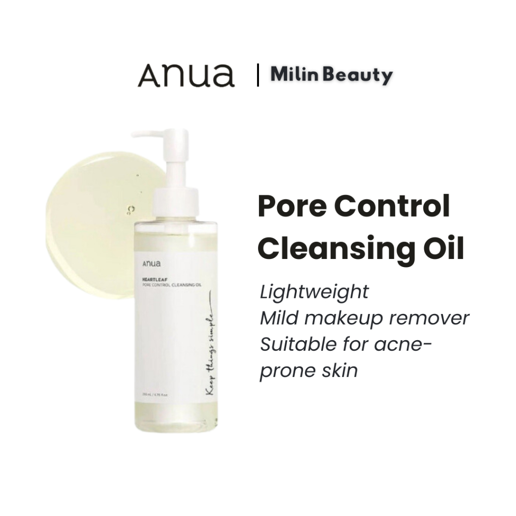 Anua Heartleaf Pore Control Cleansing Oil 20ml / 200ml Shopee Malaysia