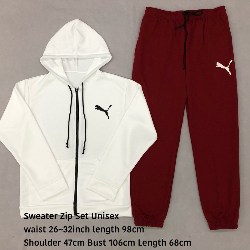 COMBO WOMEN ZIP SWEATER HOODIE COTTON BORONG MURAH SET JACKET