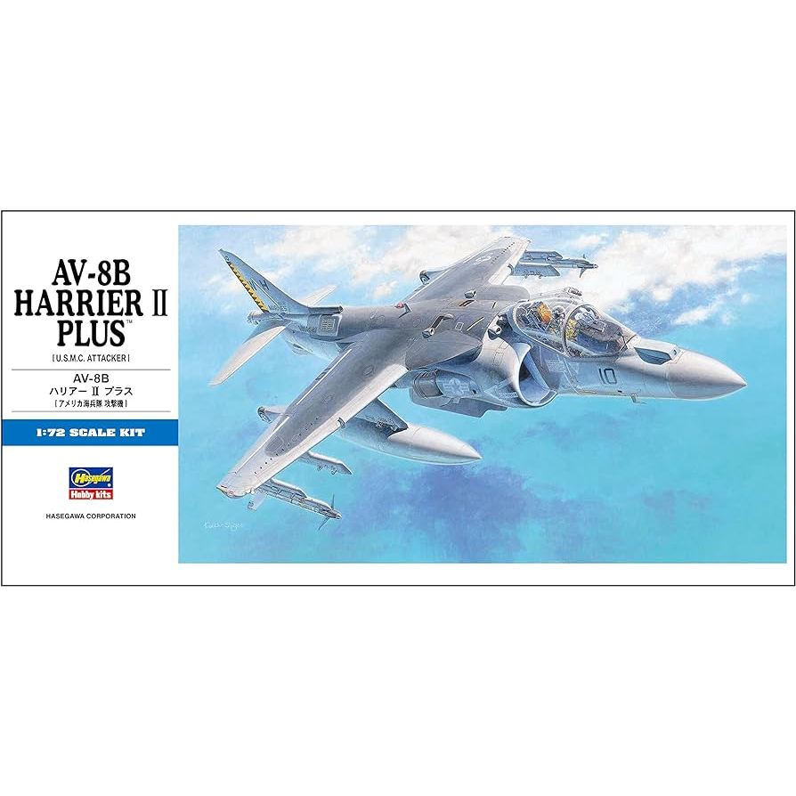 Hasegawa – 00454 (D24) – AV-8B HARRIER II PLUS 1/72 | Shopee Malaysia