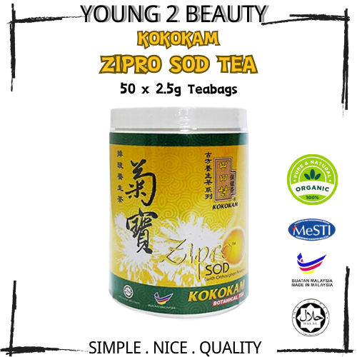 ZIPRO SOD TEA TEH ZIPRO SOD 菊宝抗酸养生茶 50 TEABAG | Shopee Malaysia