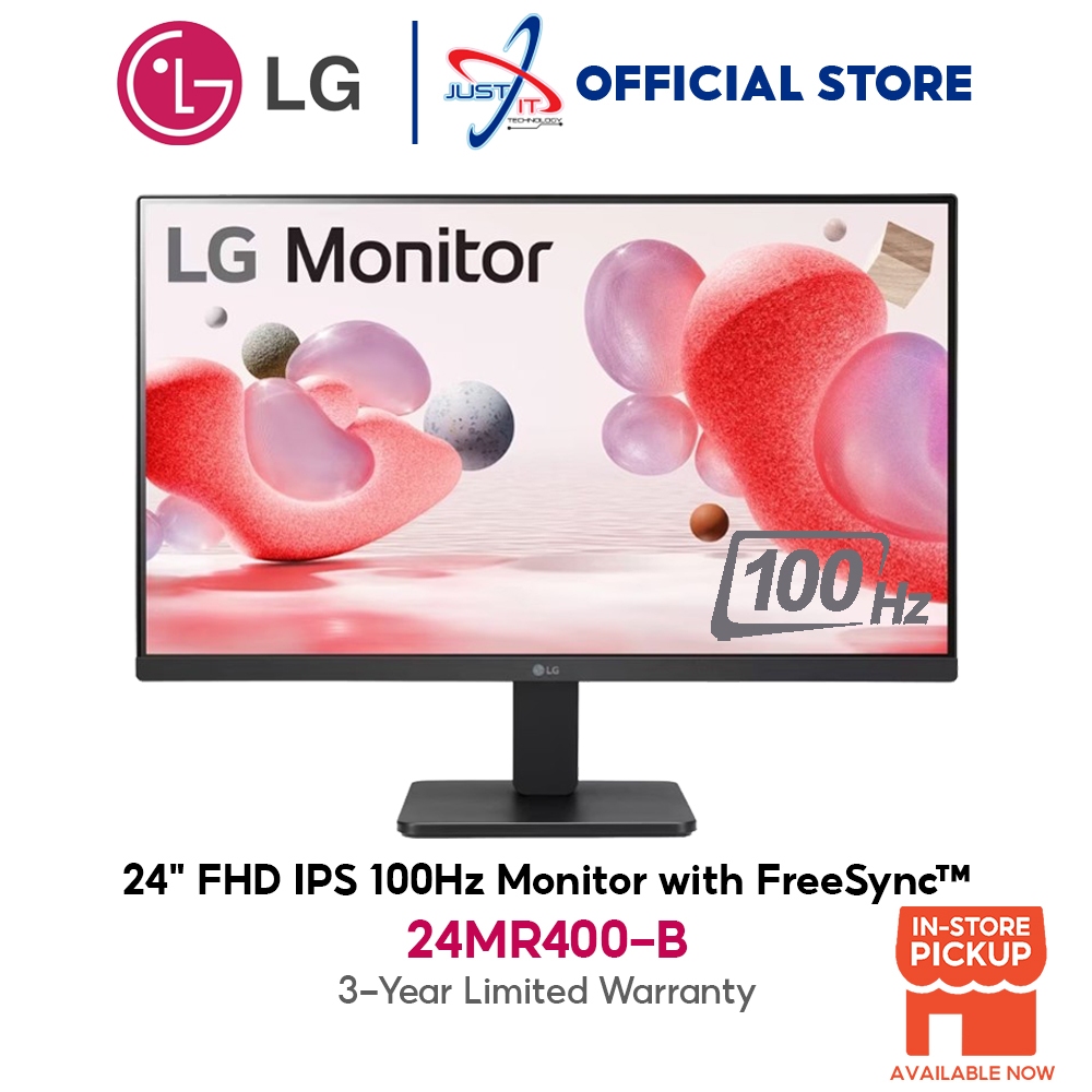 LG 24" 24MR400 / 24MR400-B 23.8" MONITOR ( 23.8" IPS FHD / 5Ms / 100HZ ...