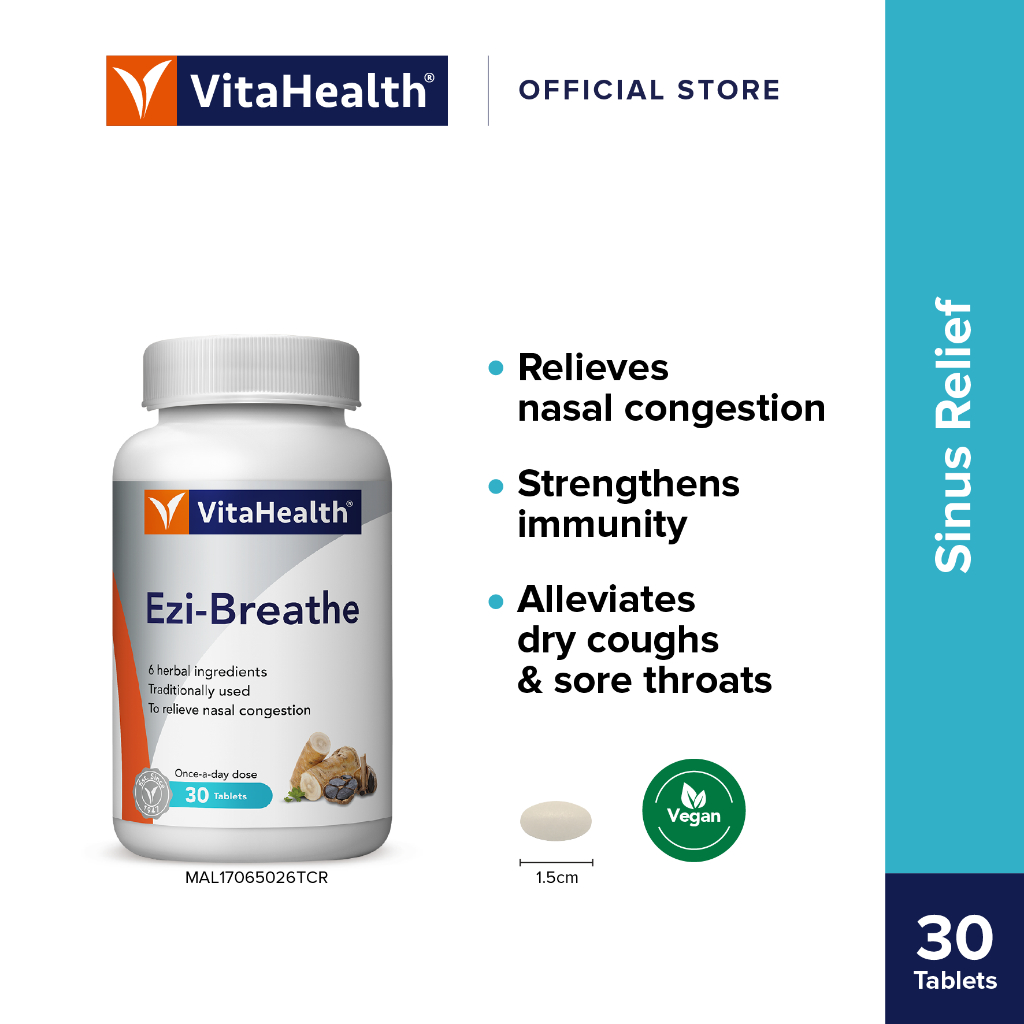 VitaHealth EziBreathe (Relieve Sinus And Nasal Congestion) [Expiry 8/