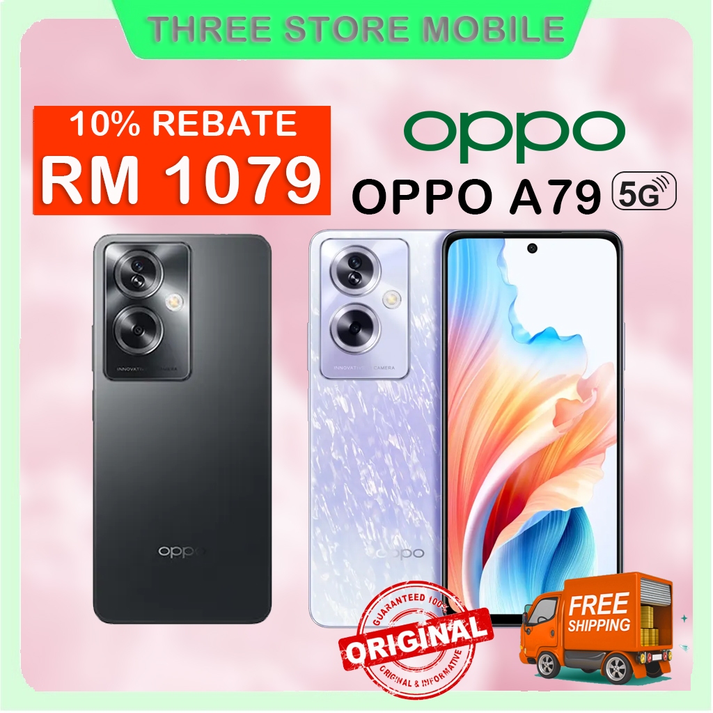 [NOV 2023] [MY Set] Oppo A79 5G (8GB+8GB RAM | 256GB ROM) Official
