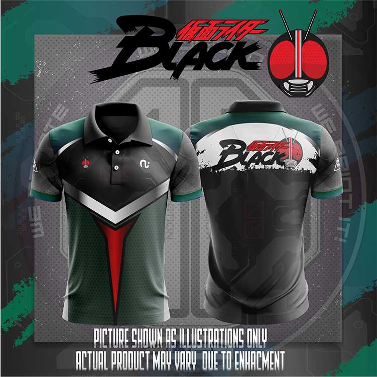 Baju Sublimation Kamen Rider Black Fan Edition | Shopee Malaysia