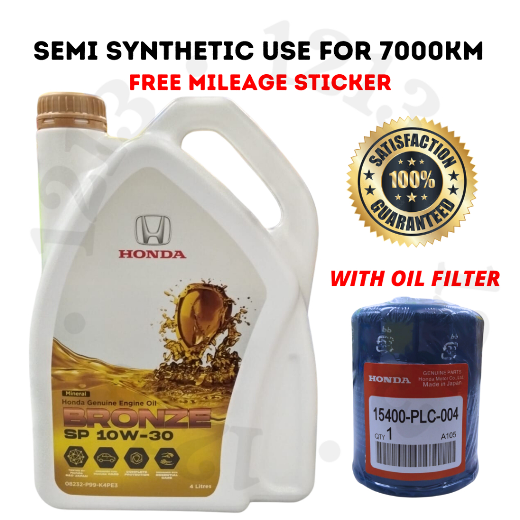 🇲🇾ORI HONDA 10W30 4L CIVIC CITY JAZZ FREED CRV BRV HRV ACCORD INSIGHT