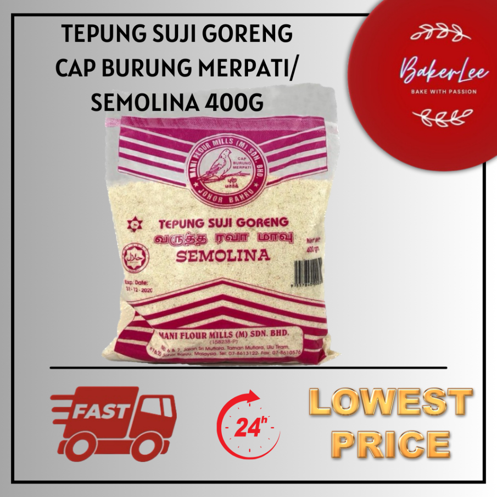 Tepung Suji Goreng 400g Semolina【halal】 Shopee Malaysia