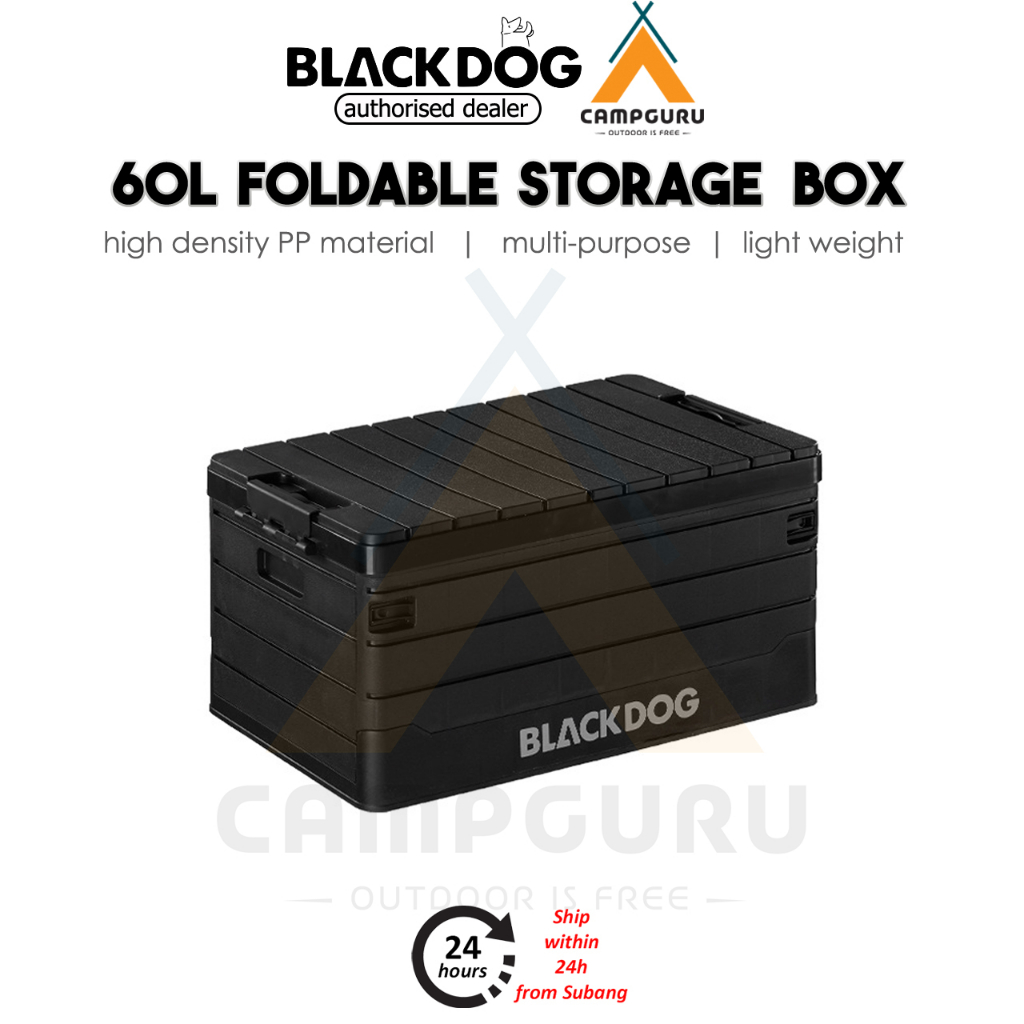 Blackdog 60L PP Foldable Storage Box Multi-Purpose Outdoor Camping ...