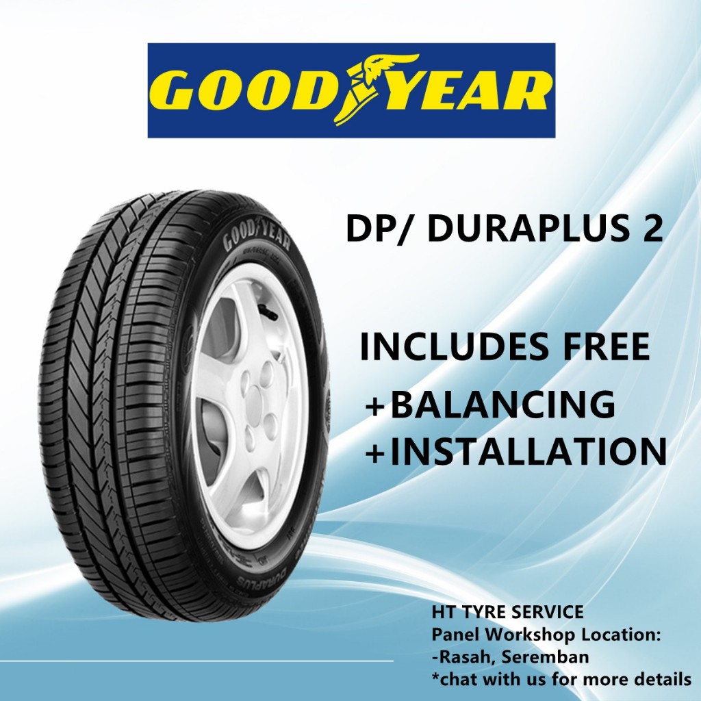Goodyear Assurance DP/ DURAPLUS 2 13 14 15 inch Tyre Tayar Tire (Free Installation/ Delivery