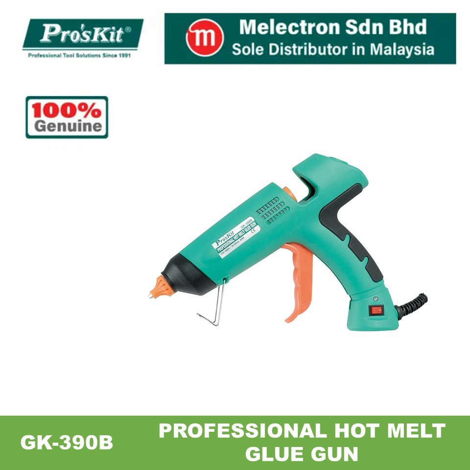 Pro'sKit GK-390B Professional Hot Melt Glue Gun 80W | Shopee Malaysia