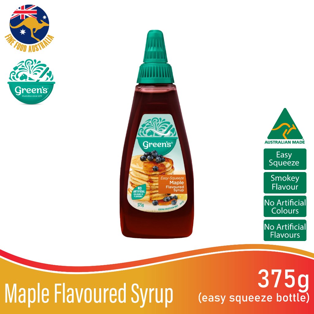 Australia Green's Maple Flavoured Syrup 375ml Authentic Australian
