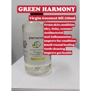 Virgin Coconut Oil For Dog / Cat / Hamster / Pet coconut oil / Furcoco  virgin coconut oil for dog (60ML/250ML/320ML)