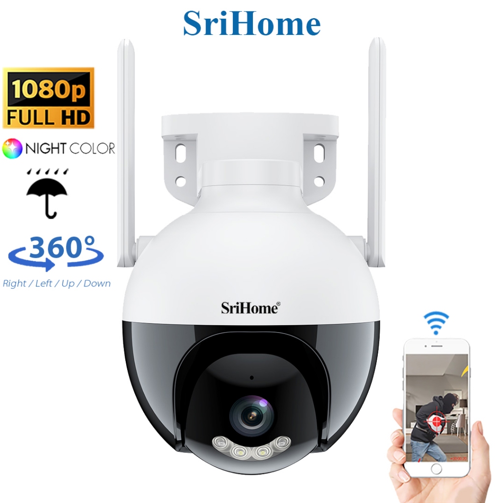 Outdoor Security Camera, Netvue 1080P Wifi Bullet Surveillance Camera  Two-Way Audio, IP66 Waterproof, FHD Night Vision, Motion Detection, Home