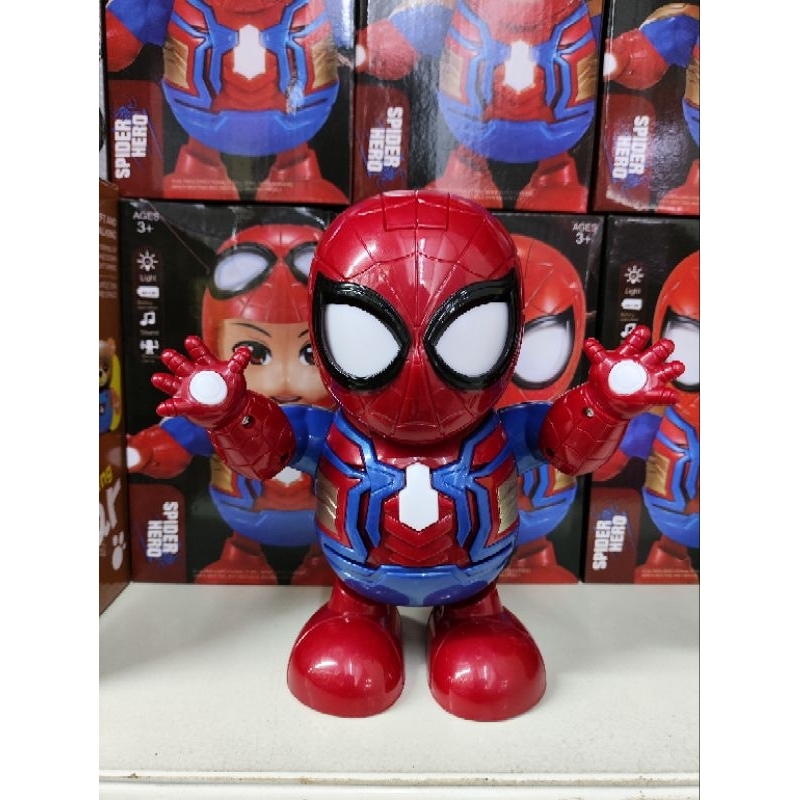 Spider Man Dancing Toy With Flashing lights and sounds | Shopee Malaysia