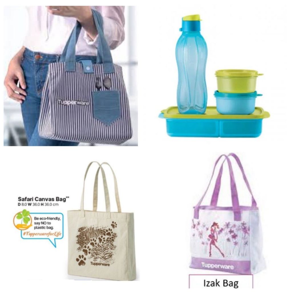 Bag Tupperware/ Tote Bag Tupperware/Tupperware Lunch Set /Picnic Set