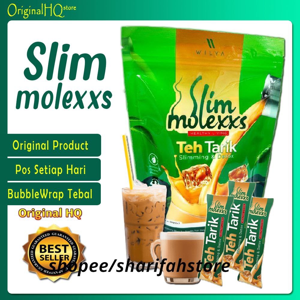 POSTAGE SETIAP HARI READY STOK SLIM MOLEXXS TEH TARIK ORIGINAL HQ SW ...