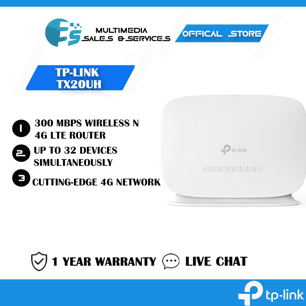 TpLink TLMR105 300 Mbps Wireless N 4G LTE Router Shopee Malaysia