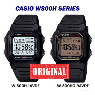 W-800h Armband Wechseln Original Casio Uhrenarmband Schwarz Band