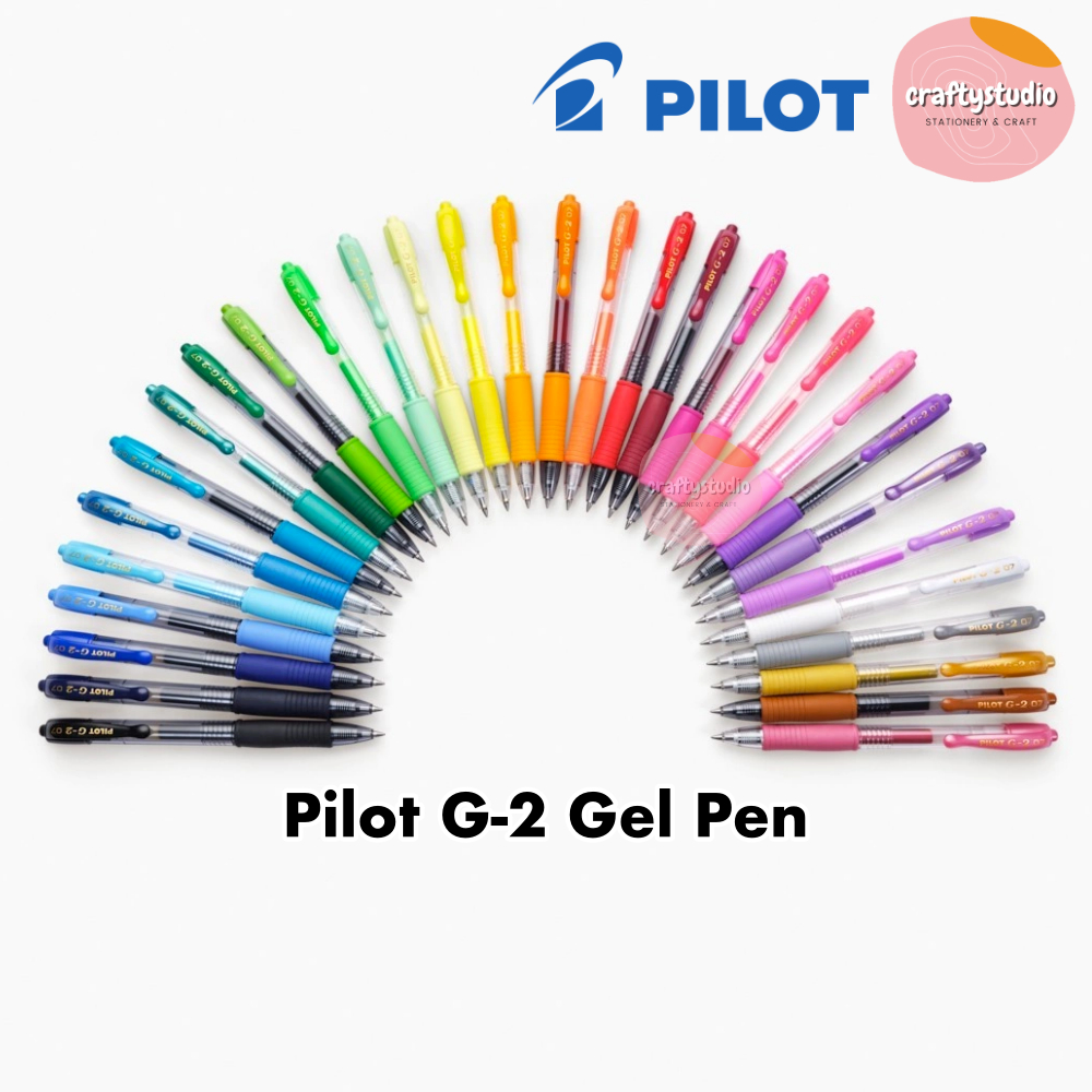 0.38/0.5/0.7/1.0mm Pilot G2 Gel Pen, G2 Gel Pen Shopee Malaysia