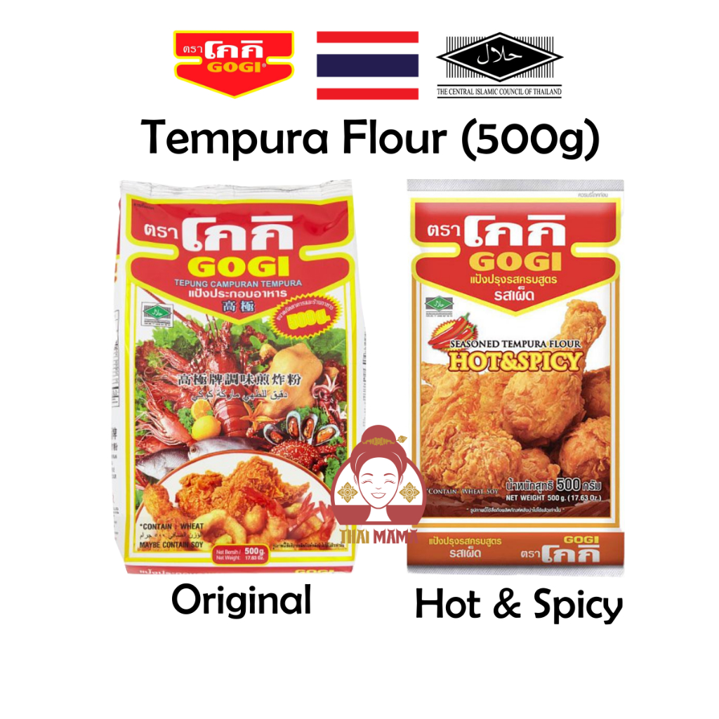 Gogi Tempura Flour 500g Original Hot And Spicy Halal Shopee Malaysia